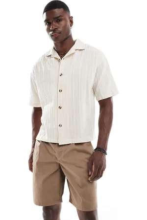 Only & Sons Brune chinoshorts med løstsiddende pasform