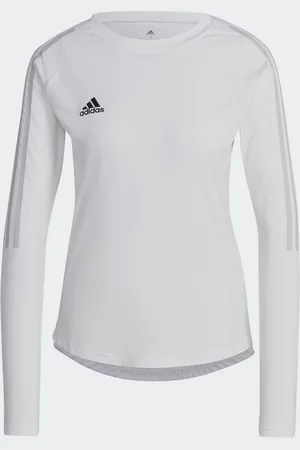 adidas Hilo - Hvid/lysegrå langærmet jersey
