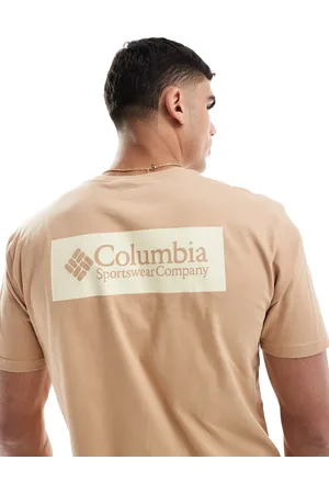 Columbia North Cascades - Gyldenbrun T-shirt med korte ærmer og grafik-Neutral