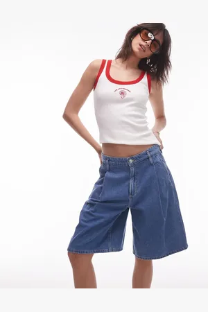 MANGO Bermudashorts i denim