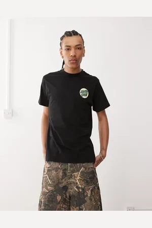 Santa Cruz Screaming Rose - T-shirt med logografik og print på ryggen