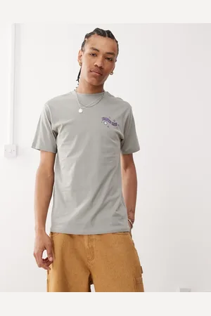 Santa Cruz Invasion Hand - Grå T-shirt med grafisk logoprint på ryggen