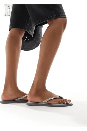 Havaianas Stålgrå smalle klipklappere med spids snude