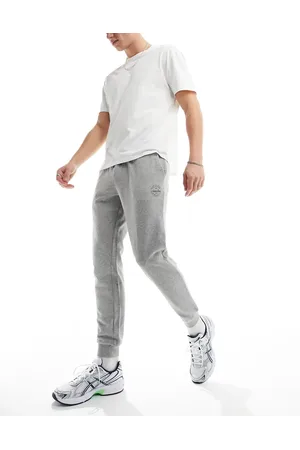 JACK & JONES Smalle joggingbukser i gråmeleret