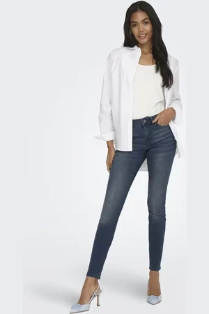 ONLY Blåsorte jeans denim i skinny fit