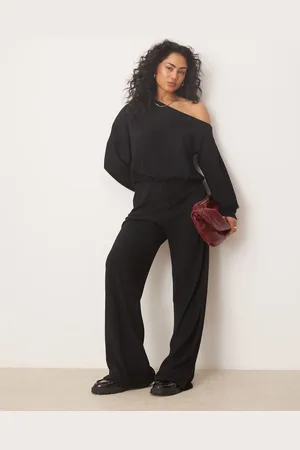 ASOS Superblød og jumpsuit med offshoulder-snit