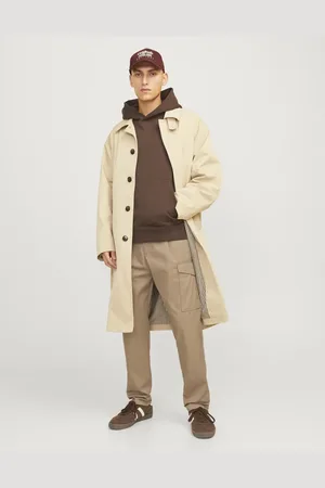JACK & JONES Beige cargobukser-Brun