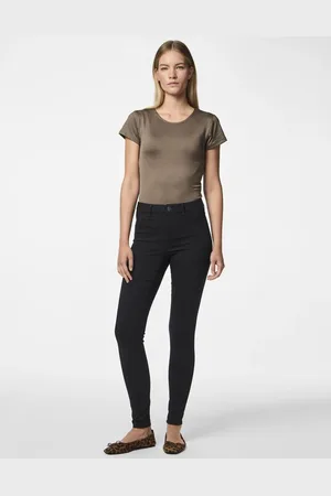Pieces® Sorte jeggings