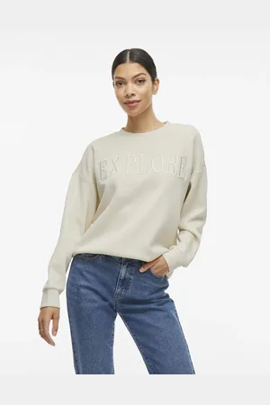 VILA Beige sweatshirt-Neutral