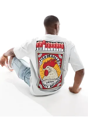 Bershka T-shirt med tændstikæske-print