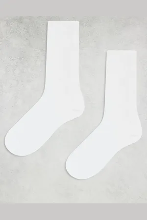 Lindex Pakke med 2 par hvide sokker i jacquard