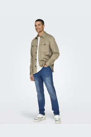 Only & Sons ONLY &SONS - Blå jeans i denim i slim fit