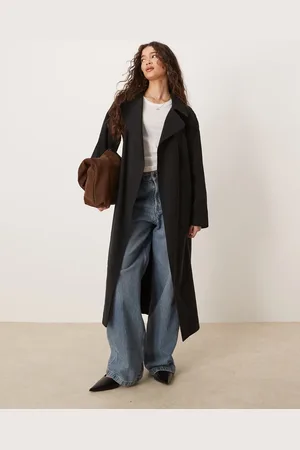 ASOS Trenchcoat med krave i vandfaldsdesign