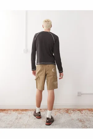 Karl Kani OG - Vasket brune tømrershorts-Neutral