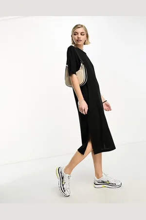Noisy May T-shirt-midikjole med slids