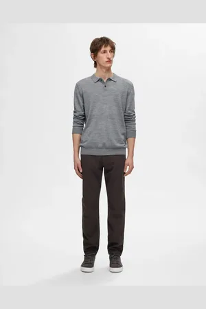 SELECTED Chokoladebrune chinos