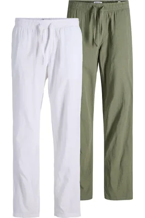 JACK & JONES Hvide chinobukser