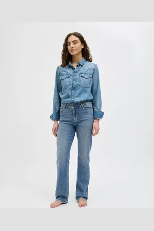 JJXX Mellemblå denimjeans med lige ben