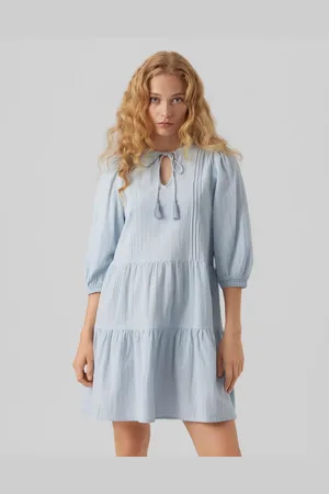 VERO MODA Lyseblå tunika