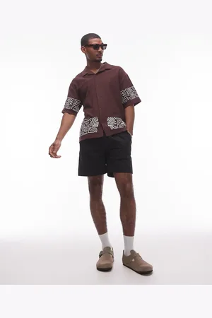 ARKET Sorte mellemlange badeshorts med løbesnor