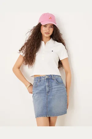 Ralph Lauren Cropped polo med ikonlogo