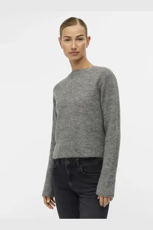 Object Mellemgråmeleret cardigan