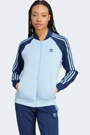 adidas Adicolor Classics SST - Himmelblå træningsjakke