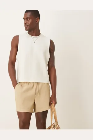 ASOS , korte og vaflede shorts-Neutral