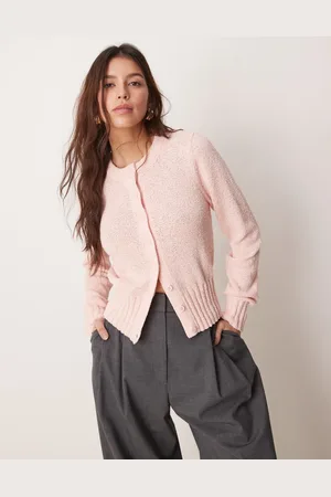 ASOS Strikket cardigan med tekstur og rund hals