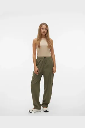 VERO MODA Grønne cargobukser