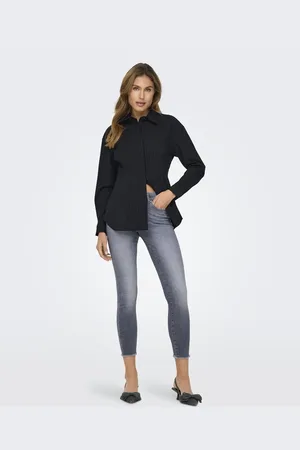 ONLY Grå skinny-jeans