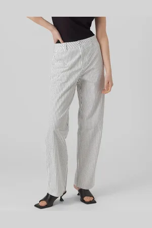 VERO MODA Hvide cargobukser