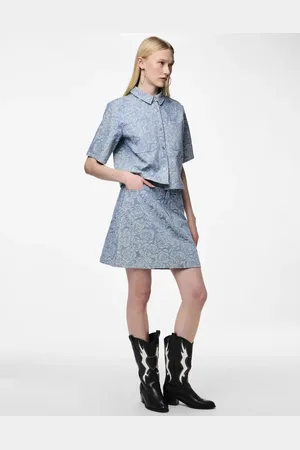 Pieces® Denimnederdel