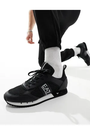 EA7 Armani - - Sneakers i mesh med logo