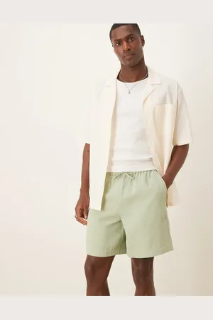 ASOS Grønne, vaflede og mellemlange shorts