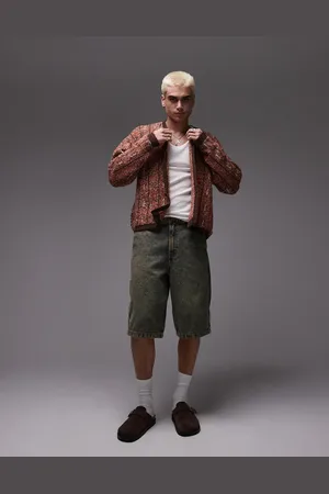 Dickies Madison - Løstsiddende og indigoblå denimshorts med falmet finish