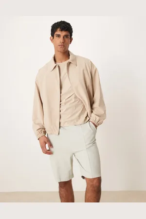 ASOS Grå og smalle shorts i pique