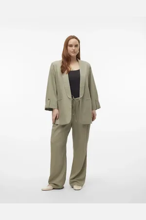 VERO MODA Gråbrune bukser-Neutral