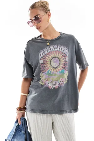 Billabong Celio Grande - Sortmeleret T-shirt