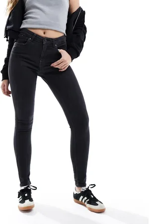 ONLY Skinny-jeans med høj pushup-talje