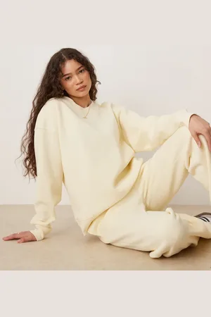 Gina Tricot Mix og match - Afslappet og lysegul sweatshirt