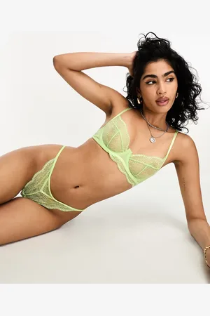 Hunkemöller Hunkemöller - Isabelle - G-streng med blonder og høj benskæring