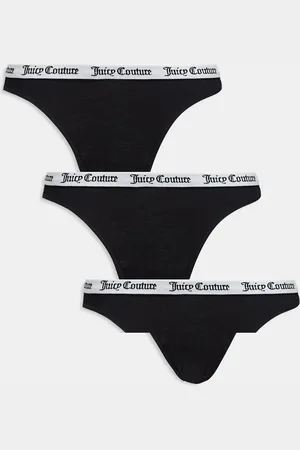 Juicy Couture Pakke med 3 par sorte trusser