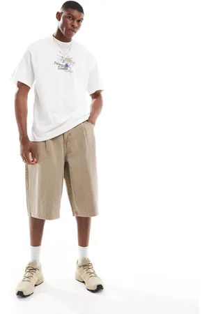 Bershka Oversized sandfarvede jorts