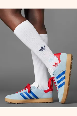adidas Adidas Originals - Gazelle - Lyseblå og pigløse golfsko