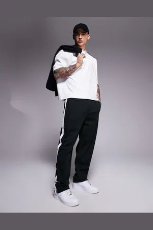 Armani Exchange Grønne joggingbukser med logobånd