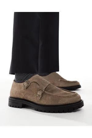 ASOS Sorte munkesko med rillet sål-Neutral