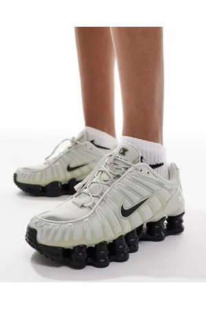 Nike Shox TL - Unisex - Sneakers i grå/grøn/