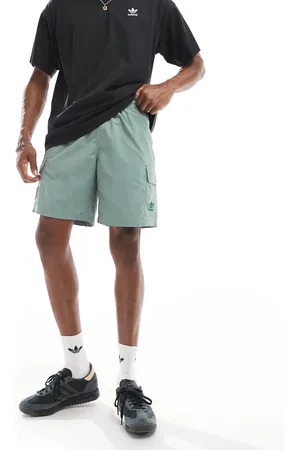 adidas Trefoil Essentials - Grønne cargoshorts