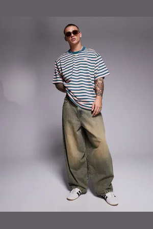 adidas Grøn T-shirt med striber